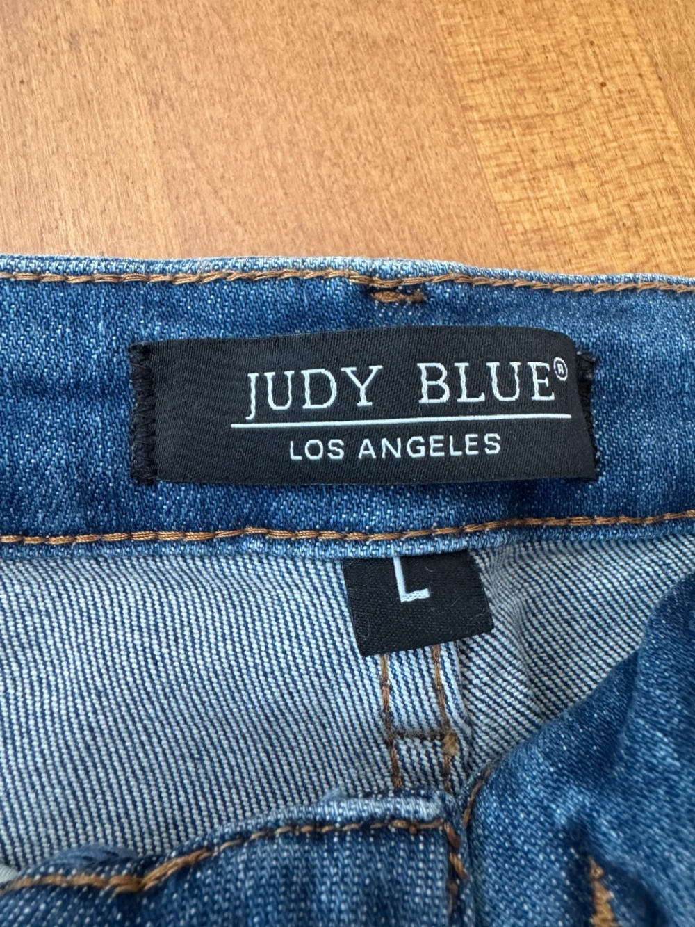 Judy Blue High Rise Denim Shorts - Picture 3 of 8